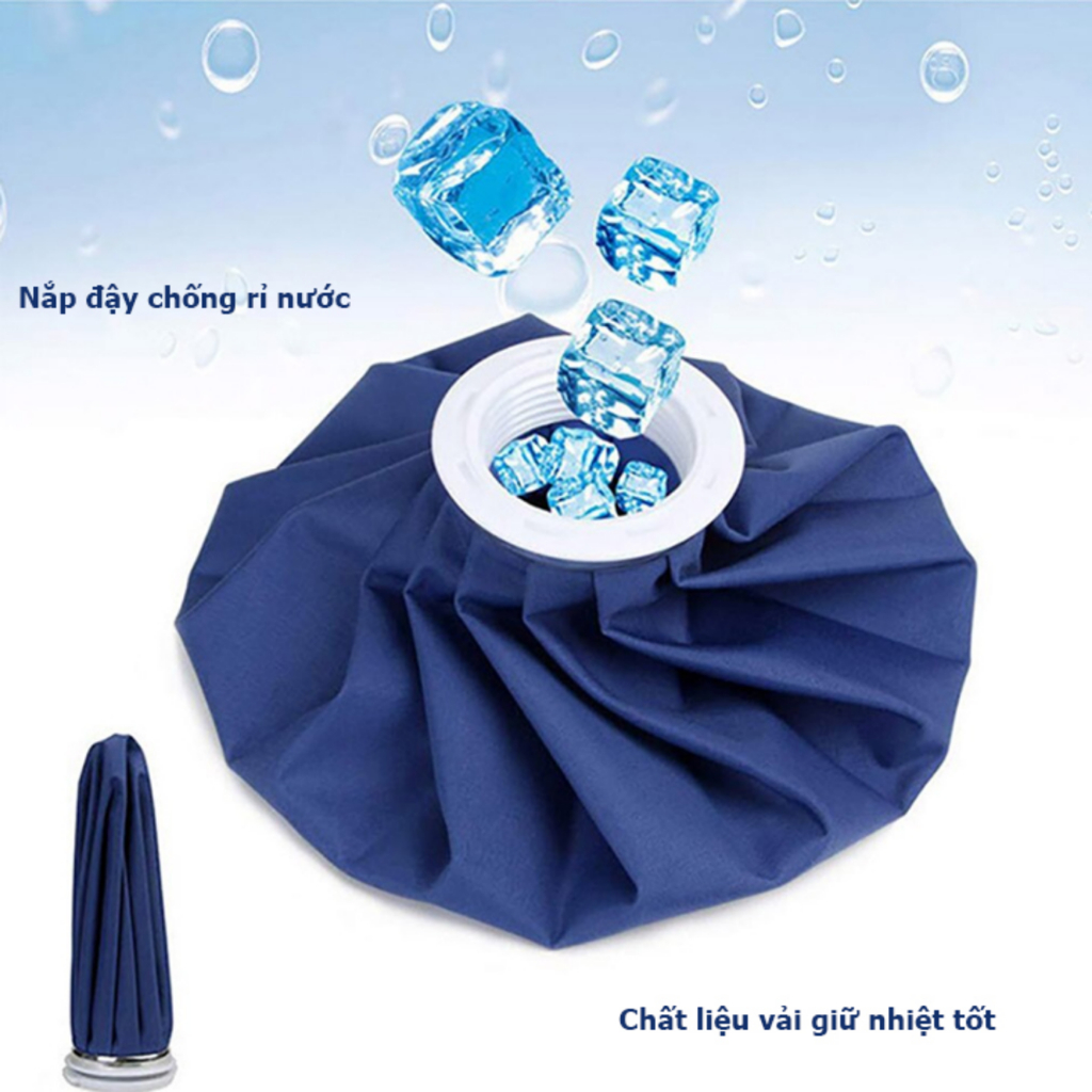 Túi chườm nóng lạnh đa năng QA Happylife 350ml và 550ml giúp giảm đau, hạ sốt an toàn tiện lợi