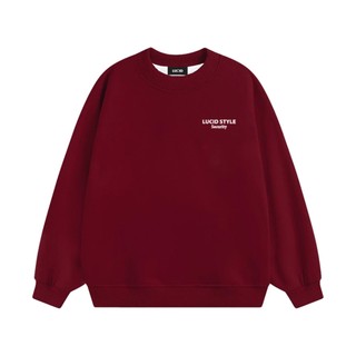 ÁO SWEATER Local Brand Unisex LUCID Security Nam Nữ Tay Lỡ From Rộng Chất Cotton