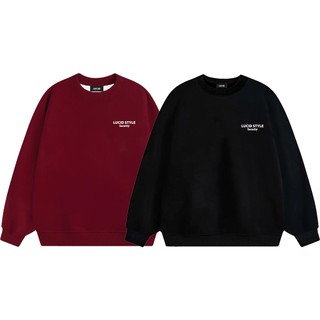 ÁO SWEATER Local Brand Unisex LUCID Security Nam Nữ Tay Lỡ From Rộng Chất Cotton