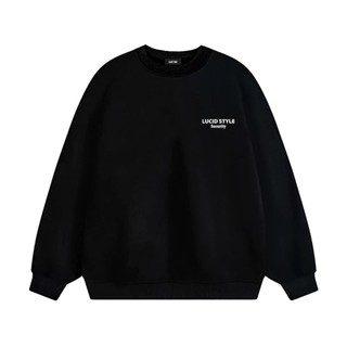 ÁO SWEATER Local Brand Unisex LUCID Security Nam Nữ Tay Lỡ From Rộng Chất Cotton