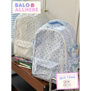 BaLo (XINHXINH) [ORDER] Balo Nữ Lớn Chấm Bi BL271