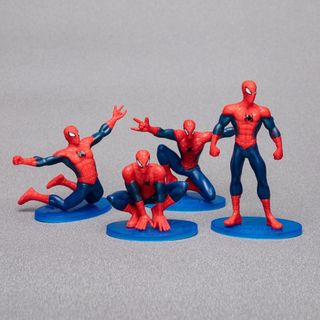 Bộ đồ chơi 7 hình spiderman kiểu dáng khác nhau thích hợp làm quà tặng cho bé HT Toys