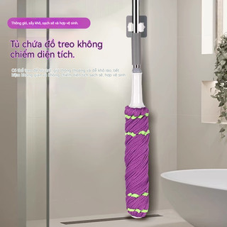 Cây Lau Nhà Tự Vắt GREENSINDOOR Cán Inox Dài 1M4 Có Thể Tháo Rời Bông Lau Thấm Hút Tốt -HÀNG CAO CẤP