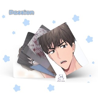 [hàng sẵn] Passion | Hộp thẻ card laser 50 tấm Lomo Lomocard bo góc Manhwa BL Jeong Taeui Kim Chae
