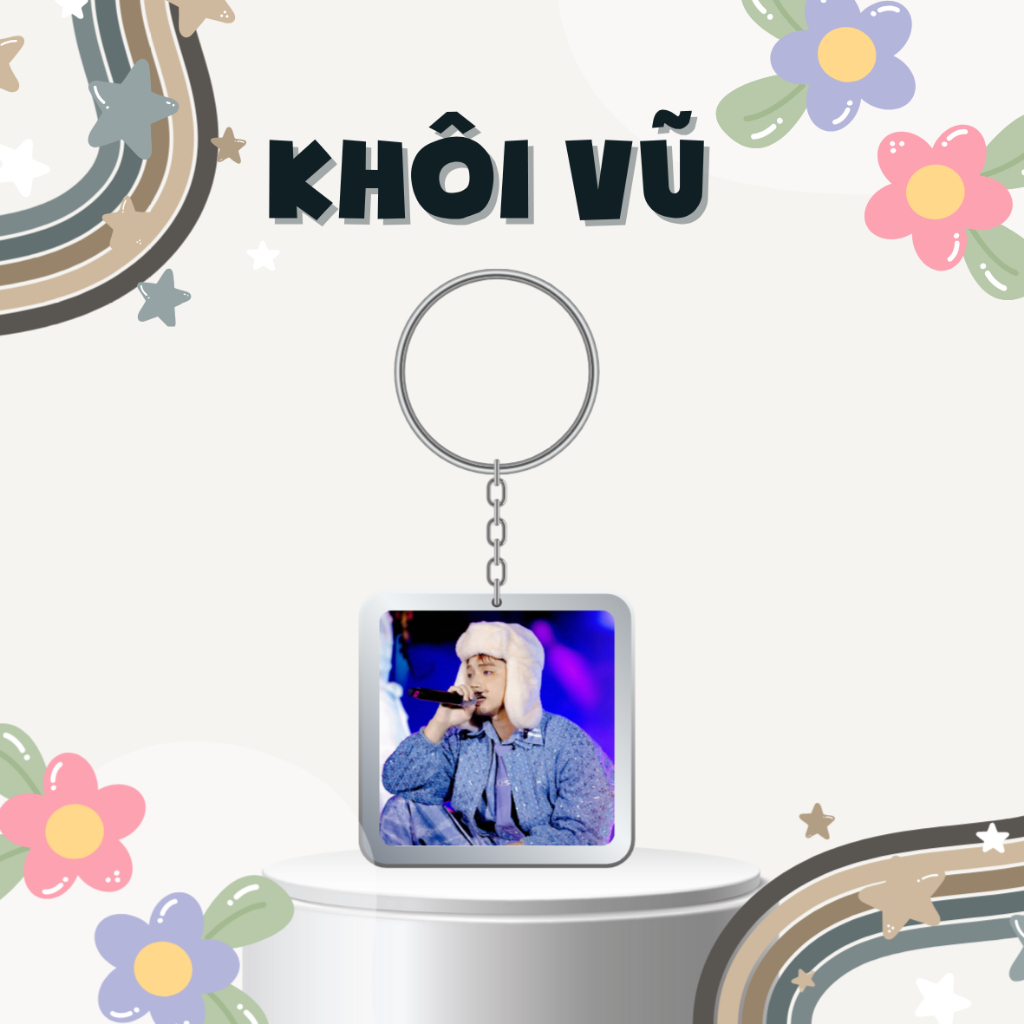 Móc khoá/Keyring Khôi Vũ siêu cấp đẹp trai - Anh trai say hi