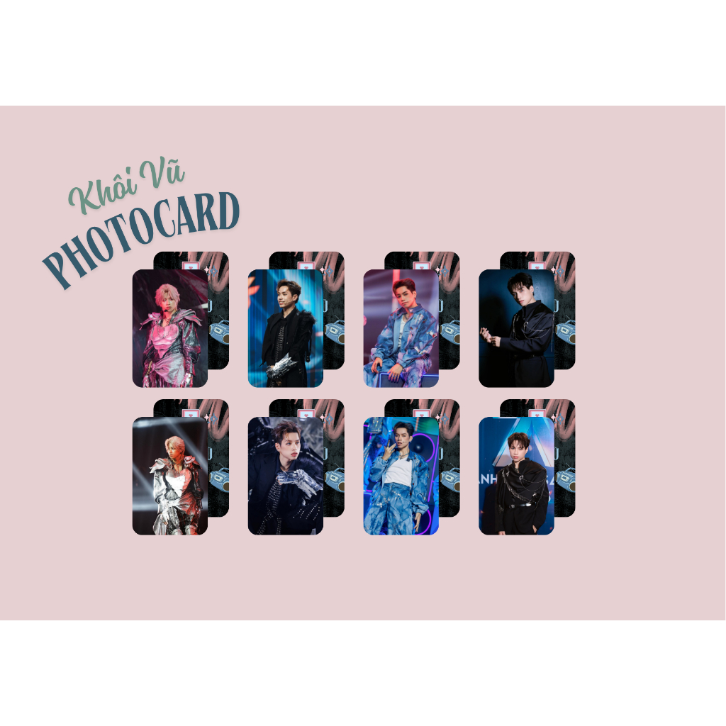 set card bo góc Khôi Vũ siêu cấp đẹp trai - Anh trai say hi