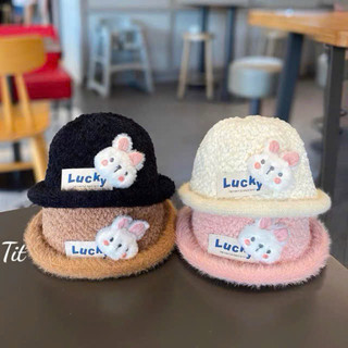 Mũ len lông xù cho bé hình thỏ Lucky siêu đáng yêu, thiết kế ngộ nghĩnh 🌸🌸🌸