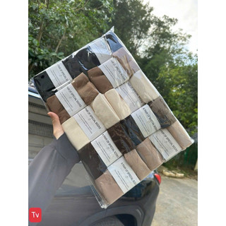 Vớ Nữ Sét 10 Đôi Tất Lót Lông Cổ Cao Sinh Nhiệt Chất Dày Cho Mùa Đông Siêu ấm Tông Màu Pastel Trà Sữa TVM0139 🌸🌸🌸
