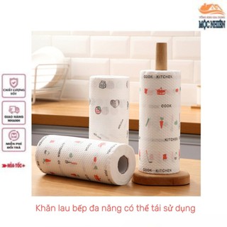 [Combo] Cuộn giấy lau nhà bếp đa năng có thể tái sử dụng nhiều lần - tiện dụng, tiết kiệm