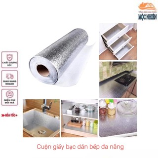 Cuộn giấy bạc dán bếp đa năng - Chống thấm, cách nhiệt, giữ sạch bề mặt