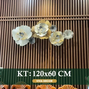 Tranh Sắt Treo Tường Hoa Mai Khoe Sắc 1M2 - Tranh Kim Loại Trang Trí Nhà Cửa VIVA DECOR V2025 120
