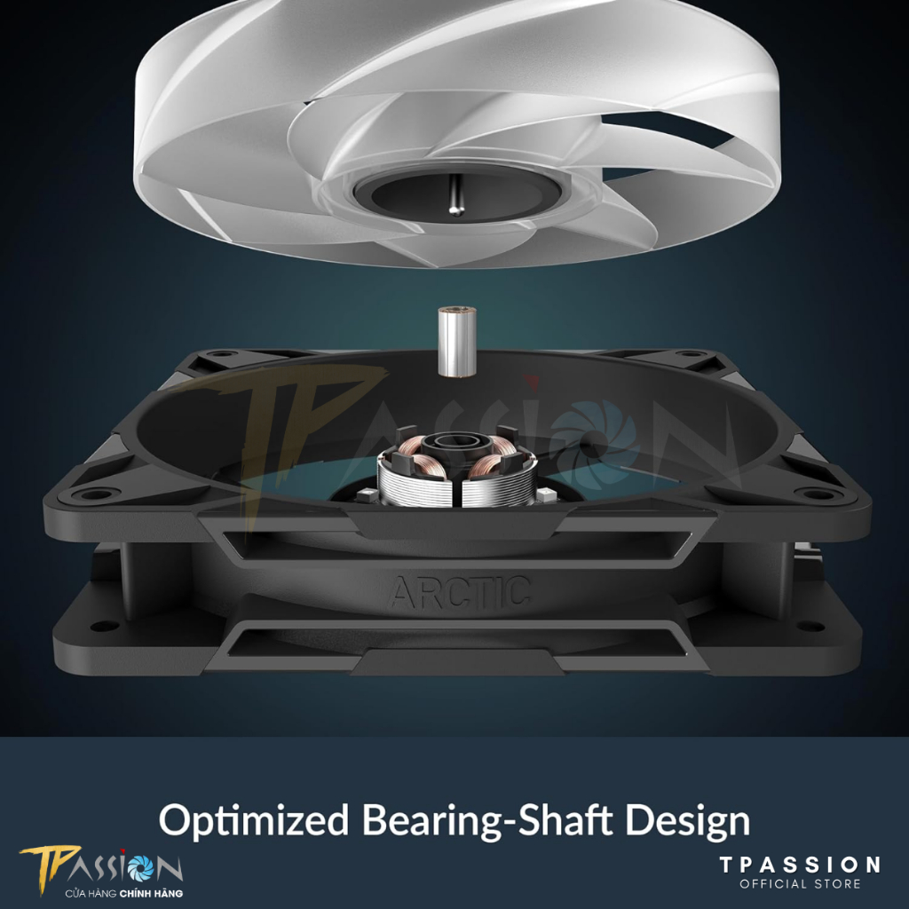 Quạt Fan case ARCTIC P12 / P14 Pro PST / Reverse LED ARGB Black /White -Tản nhiệt PWM, 120 12cm 14cm | BigBuy360 - bigbuy360.vn