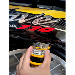 |1 Th.Số/Cây| Tem Sticker DTF Thông Số Lò Xo Phuộc OHL!NS - 3 Thông Số - 2 Màu Sắc