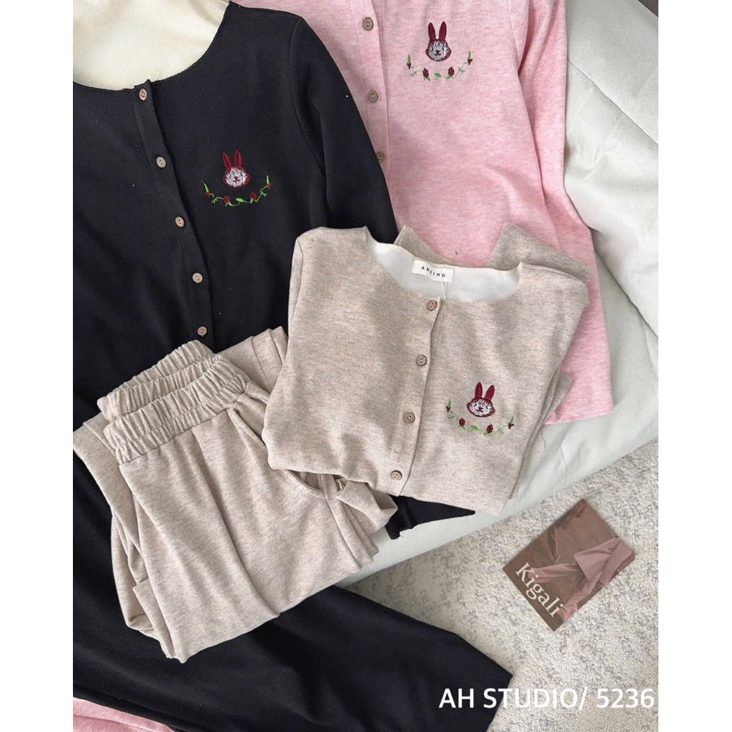 Set bộ thun nữ dài tay thu đông thanh lịch by.thanhhuyenclothings - Nữ
