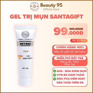 Kem Giảm Thâm Mụn An Toàn SANTAGIFT 20g Giảm Mụn Thâm Chống Nắng 15spf
