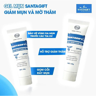 Kem Giảm Thâm Mụn An Toàn SANTAGIFT 20g Giảm Mụn Thâm Chống Nắng 15spf