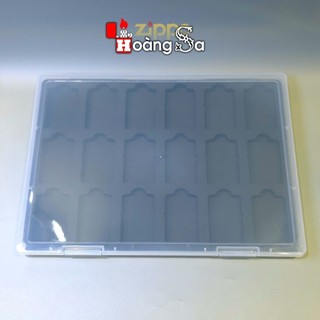 ( hoả tốc ) hộp nhựa dẻo 18 ô đựng zippo