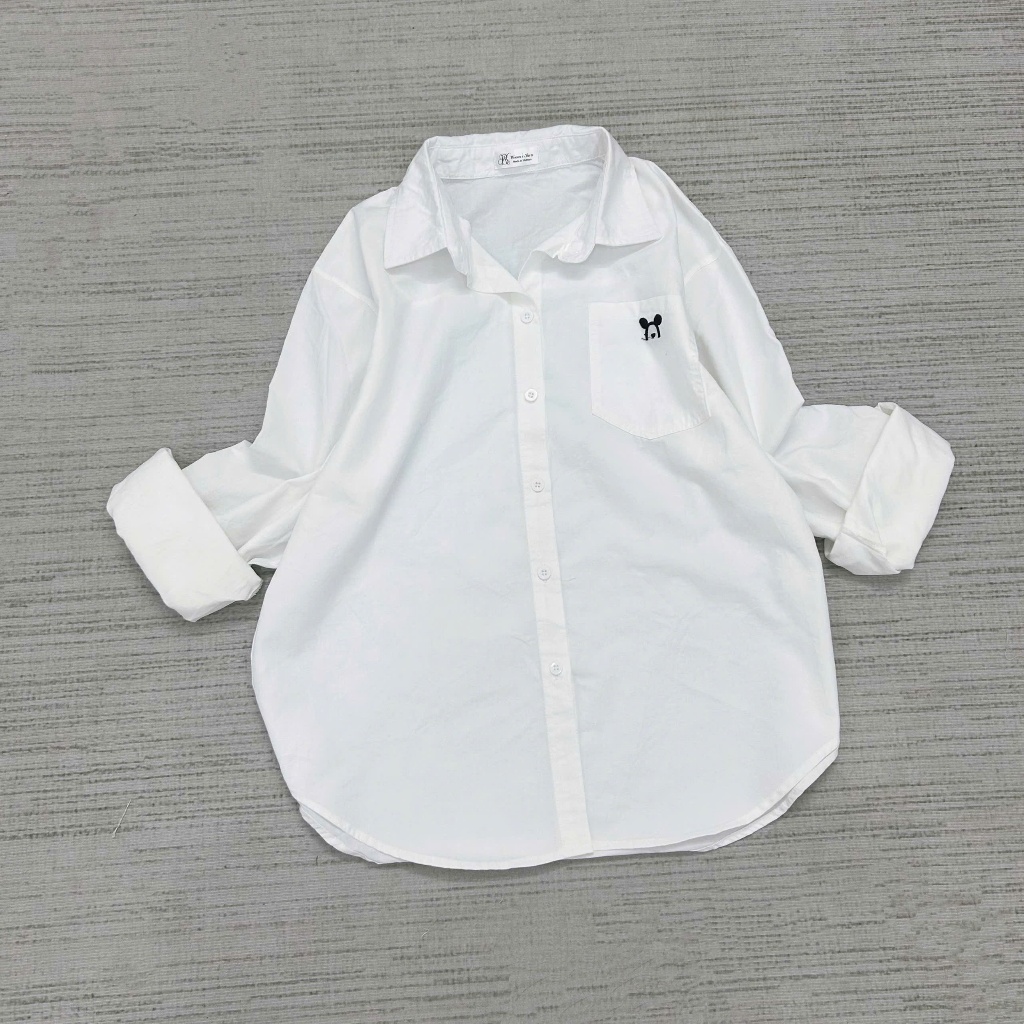 Áo Sơ Mi Nữ Tay Dài Chất Vải Kaki Cotton Mềm Nhiều Màu Pastel Xinh Thoải Mái Dễ Mặc-BK Women Shirt