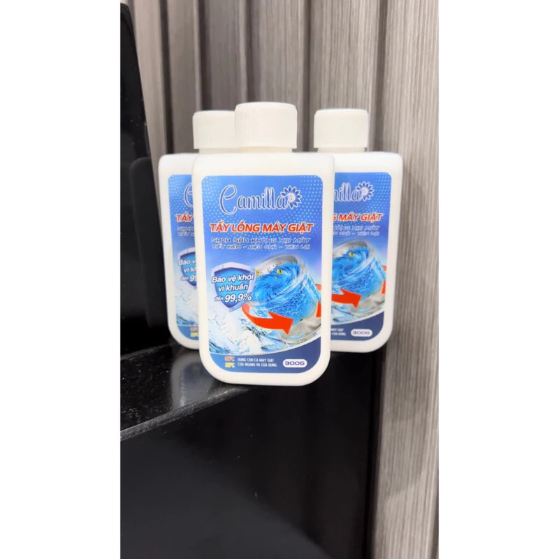 Camilla Tẩy Lồng Máy Giặt Bảo Vệ Gia Đình Loại Bỏ 580 Lần Nấm Mốc và Bụi Bẩn Lọ 300g