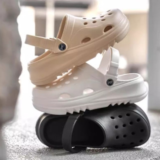 Dép nữ, dép sục đế cao 5cm đế răng cưa trơn kiểu sandal quai hậu dễ thương CS-222 Mita