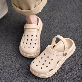 Dép nữ, dép sục đế cao 5cm đế răng cưa trơn kiểu sandal quai hậu dễ thương CS-222 Mita