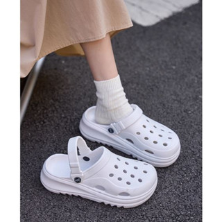 Dép nữ, dép sục đế cao 5cm đế răng cưa trơn kiểu sandal quai hậu dễ thương CS-222 Mita