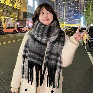 Khăn len phong cách Trung Đông. Khăn choàng cổ Unisex cho cả nam và nữa-40x240cm