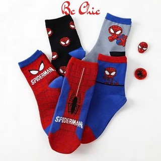Tất siêu nhân, tất cho bé, tất bé trai cổ cao loại đẹp giữ ấm chân tốt BC_CHIC LINGERIE
