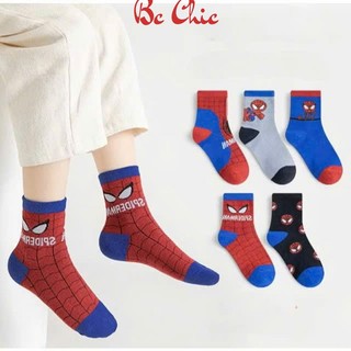 Tất siêu nhân, tất cho bé, tất bé trai cổ cao loại đẹp giữ ấm chân tốt BC_CHIC LINGERIE