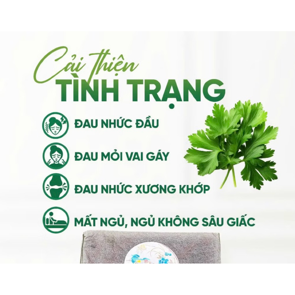 Thảm ngải cứu ( tặng kèm gối ) Anh chị nào lấy sỉ thì ib tin nhắn ạ