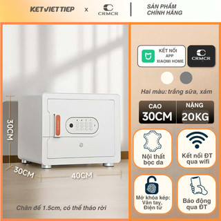 [FREESHIP] Két Sắt Xiaomi CRMCR 30MS Khóa Vân Tay Điện Tử, Kết Nối Ứng Dụng Trên Điện Thoại Thông Minh.