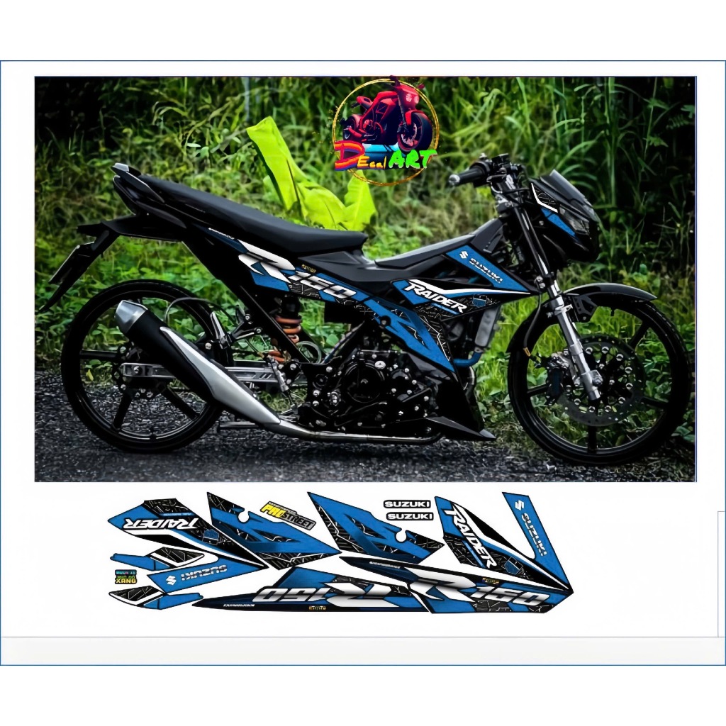 Tem rời RAIDER R150 mẫu chế y15 cao cấp chát liệu in 3 lớp chống nước không phai màu.