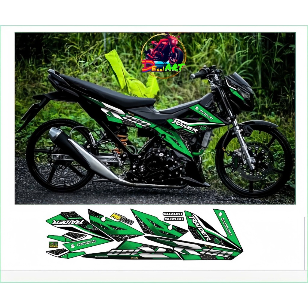 Tem rời RAIDER R150 mẫu chế y15 cao cấp chát liệu in 3 lớp chống nước không phai màu.