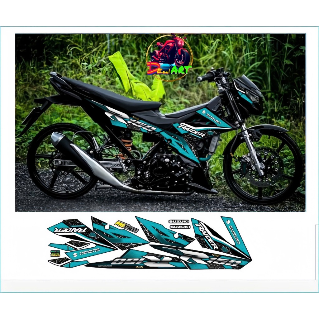 Tem rời RAIDER R150 mẫu chế y15 cao cấp chát liệu in 3 lớp chống nước không phai màu.