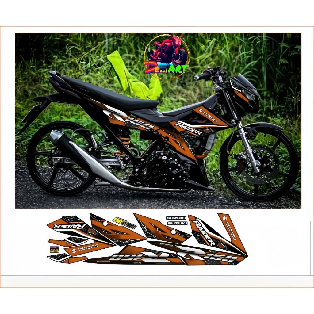 Tem rời RAIDER R150 mẫu chế y15 cao cấp chát liệu in 3 lớp chống nước không phai màu.