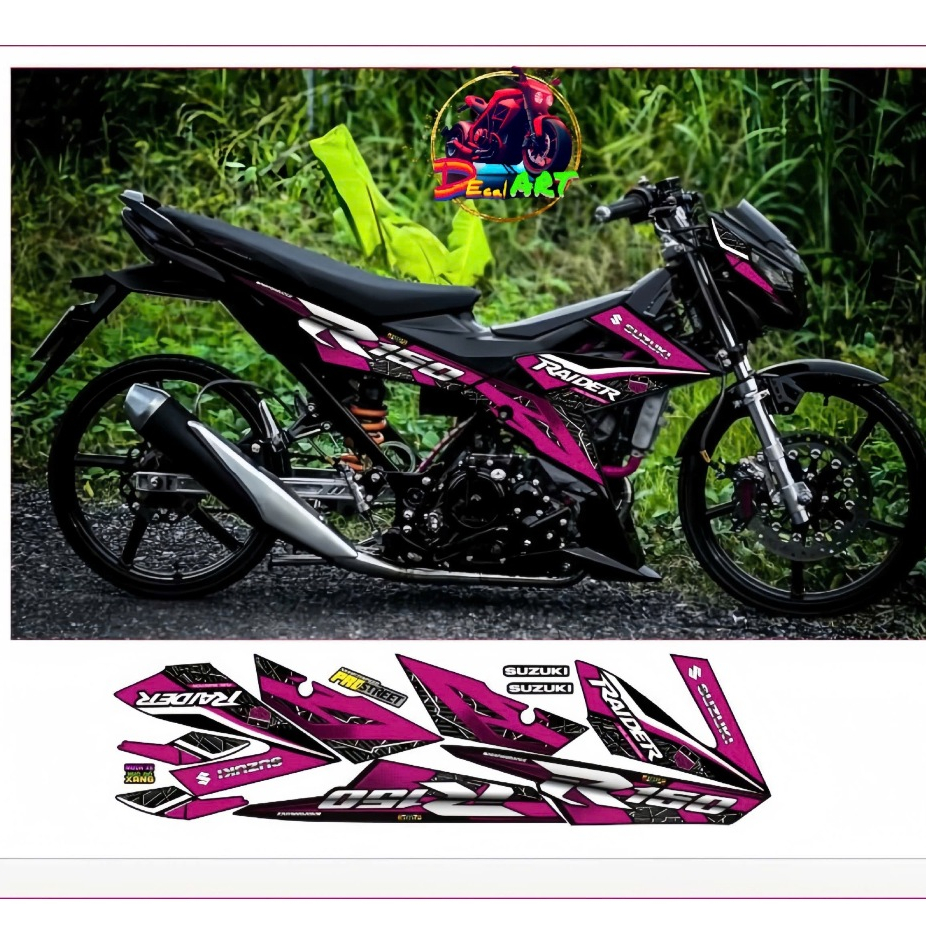 Tem rời RAIDER R150 mẫu chế y15 cao cấp chát liệu in 3 lớp chống nước không phai màu.