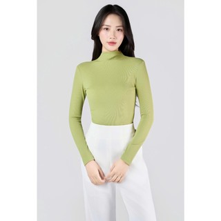 Áo Thun 𝐂𝐂𝐇𝐀𝐓 Tay Dài Cổ Leo Dáng Ôm Body Chất Vải Cao Cấp Co Giãn Mềm Mịn 25TDC2015OB
