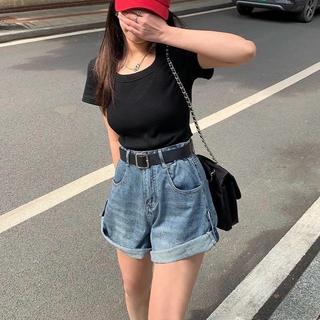 Q7-[tomnaukid] Quần short Jean bé gái (Tặng kèm Nịt) - Size 12-38Kg