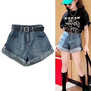 Q7-[tomnaukid] Quần short Jean bé gái (Tặng kèm Nịt) - Size 12-38Kg