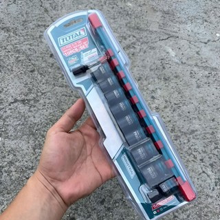ĐỒ NGHỀ TOTAL  Bộ 10 đầu tuýp 3/8 inch THTISD38104