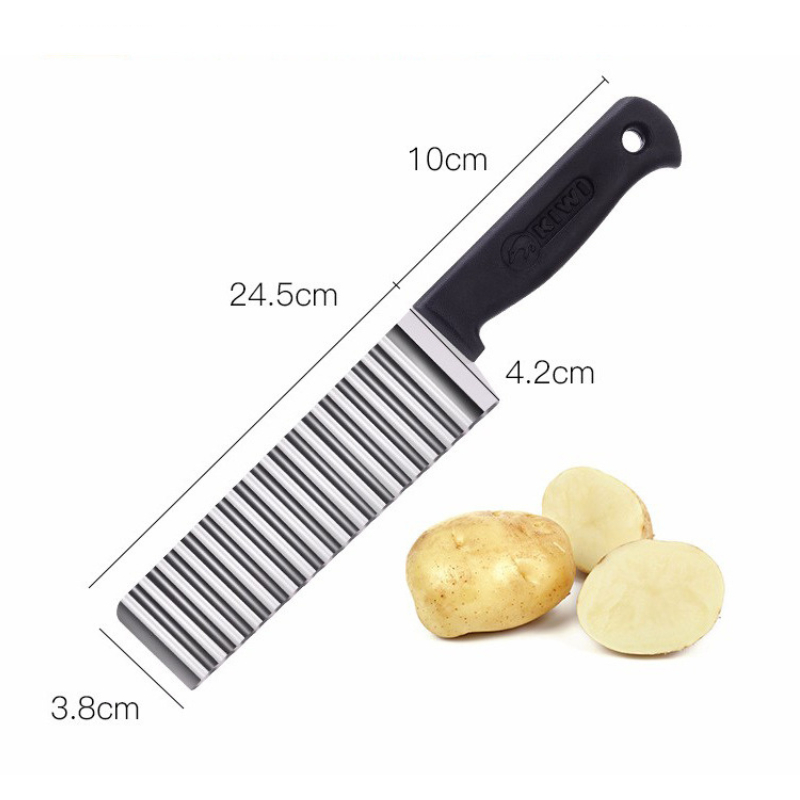 Dao Lượn Sóng Cắt Rau Củ Thép Không Gỉ KooBee – Cắt Rau Củ Đẹp Mắt, Trang Trí Món Ăn Hấp Dẫn Hơn (NB06)