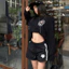 Quần Short Dù Nữ GUPO Lưng Thun Dây Rút Đứng Form Thoải Mái Thời Trang Local Brand - QSD02