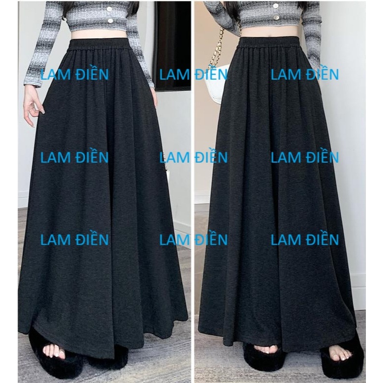 Quần Ống Rộng Nữ Chất UMI, Quần Váy Nữ Phong Cách Hàn Quốc, Tôn Dáng Trẻ Trung Dễ Mặc