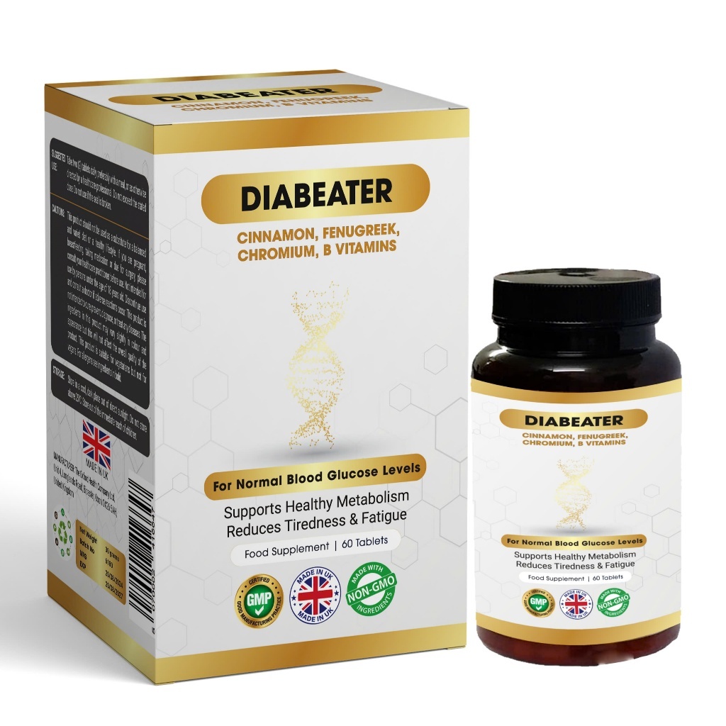 [CHÍNH HÃNG - CÓ QUÀ] Viên Uống Diabeater UK - Giảm Đường Huyết Bổ Sung Vitamin Khoáng Chất