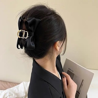 Kẹp tóc nơ nhiều màu hai tầng đuôi rủ dài thời trang thanh lịch Y220