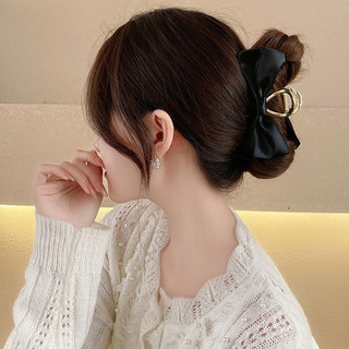 Kẹp tóc nơ nhiều màu hai tầng đuôi rủ dài thời trang thanh lịch Y220