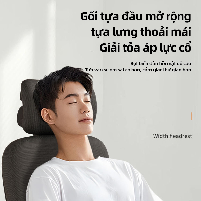 NOVUS Ghế Công Thái Học Gaming Văn Phòng - Xoay Ngả Lưng Gác Chân Thoáng Khí Giá Tốt
