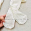 0-6M Quần tất len trắng basic mềm mại ấm áp cho em bé