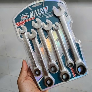 ĐỒ NGHỀ TOTAL Bộ 6 Cờ lê miệng vòng 2 chiều THT102RK566