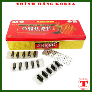 Viên đạm hồng sâm hàn quốc thượng hạng, hộp đỏ 120 viên - Đạm tổng hợp hồng sâm hàn quốc - tranglinh